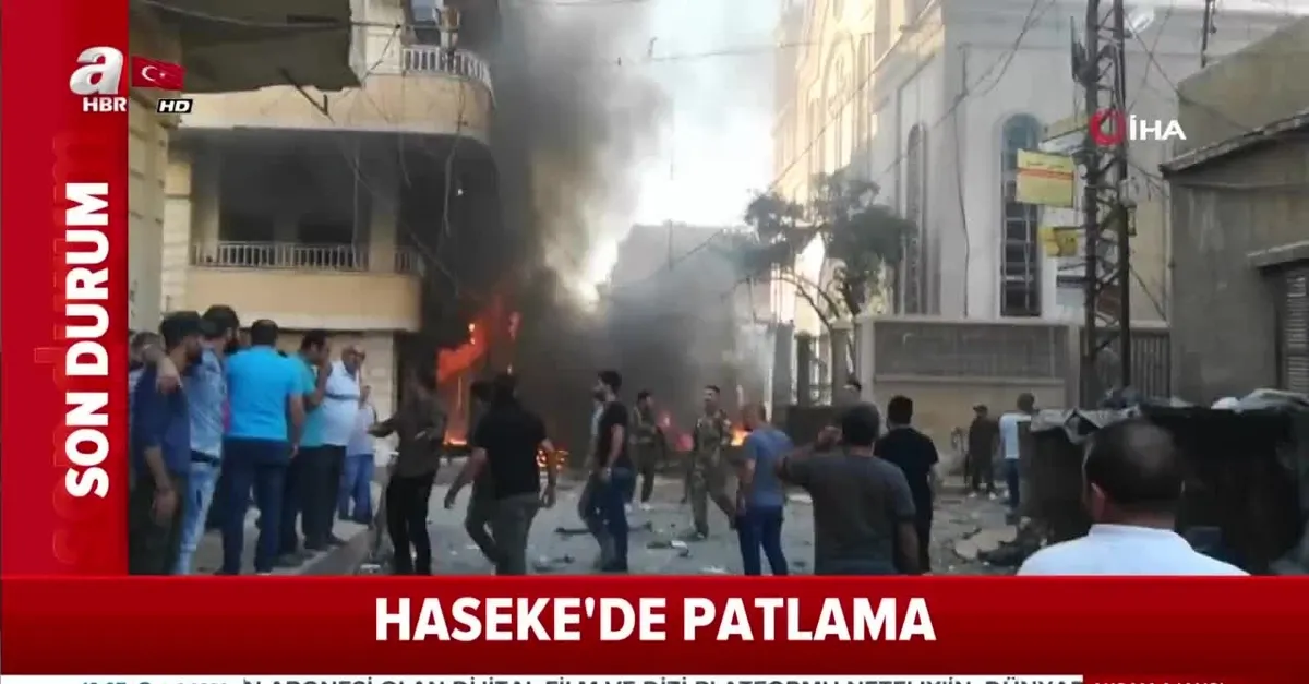 Suriye’nin Haseke kentinde patlama