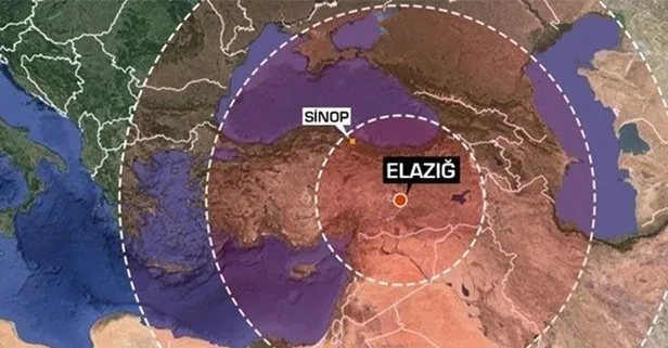 Son dakika: Elazığ depremini kaç kişi hissetti? Avrupa Akdeniz Sismoloji Merkezi harita yayınladı