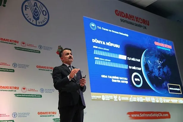 Bakan Pakdemirli israfı önlemek için Söz Veriyorum kampanyası başlattı