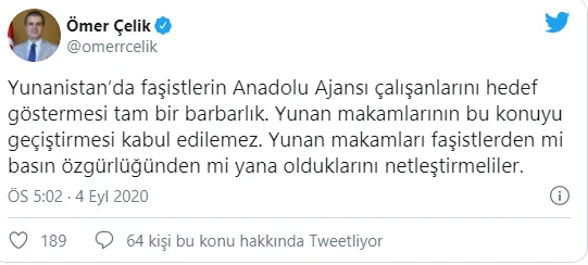ak-partiden-yunanistana-sert-tepki-turk-gazetecileri-hedef-gostermesi-tam-bir-barbarlik-1599228659651.png AK Parti'den Yunanistan'a sert tepki! Türk gazetecileri hedef göstermesi tam bir barbarlık-1
