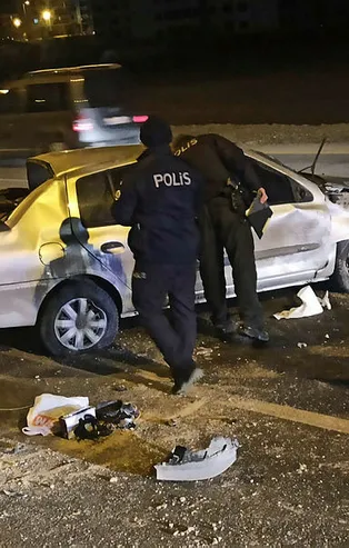 Ankara'da feci kaza: 2 yaralı