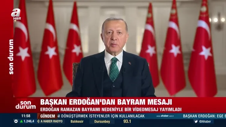 Başkan Erdoğan’dan bayram mesajı!