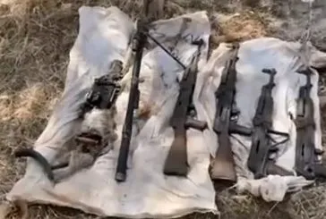 Irak’ın kuzeyinde PKK’ya ait silahlar ele geçirildi