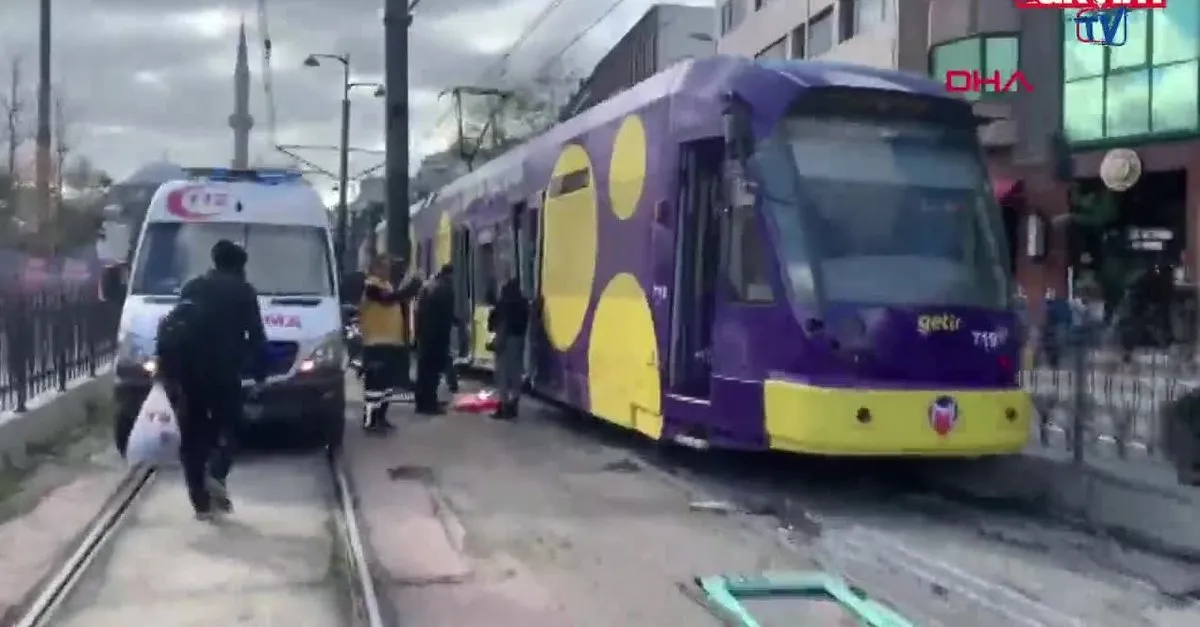 Kabataş’ta tramvay kazası: 4 yaralı