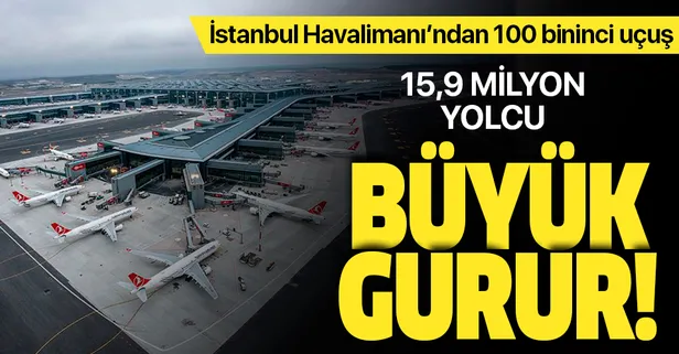 İstanbul Havalimanı’ndan 100 bininci uçuş
