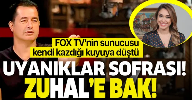 Fox TV’deki “Zuhal Topal’la Sofrada”nın sunucusu kendi kazdığı kuyuya düştü!