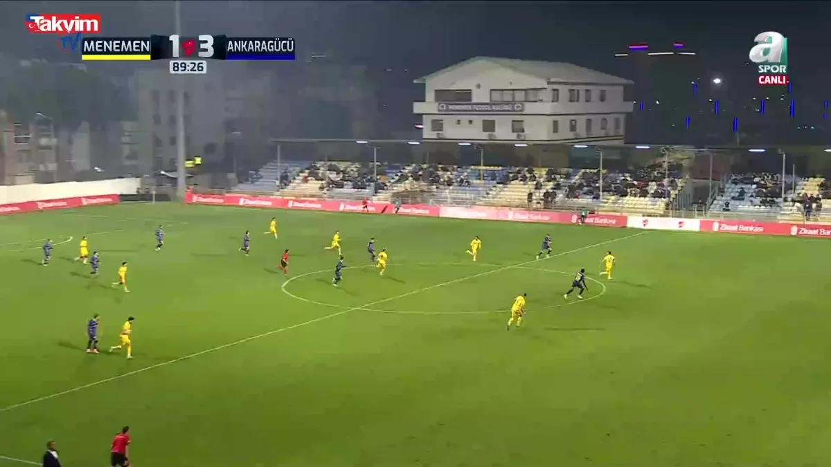 GOL İZLE: Menemen 1 - 3 Ankaragücü