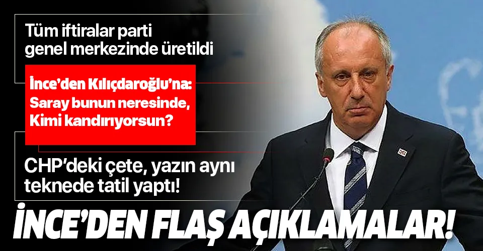 Muharrem İnce'den Kılıçdaroğlu'nun