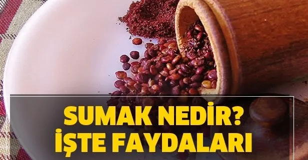 Sumak nedir, faydaları nelerdir? Sumak suyu nelere iyi gelmektedir?