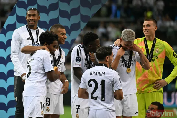UEFA Süper Kupa'da şampiyon Real Madrid! Mbappe siftah yaptı... Arda Güler 4. kupasını kaldırdı - 10