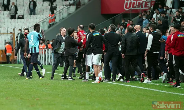 Beşiktaş, Adana Demirspor maçının bitiş düdüğüyle ortalık savaş alanına döndü! Balotelli o hareketi yapınca... - 15
