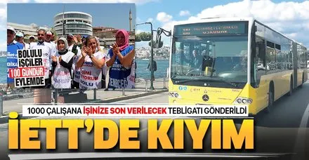 İBB'de işçi kıyımı! 1000 İETT çalışanına 'işinize son verilecek' tebligatı yollandı