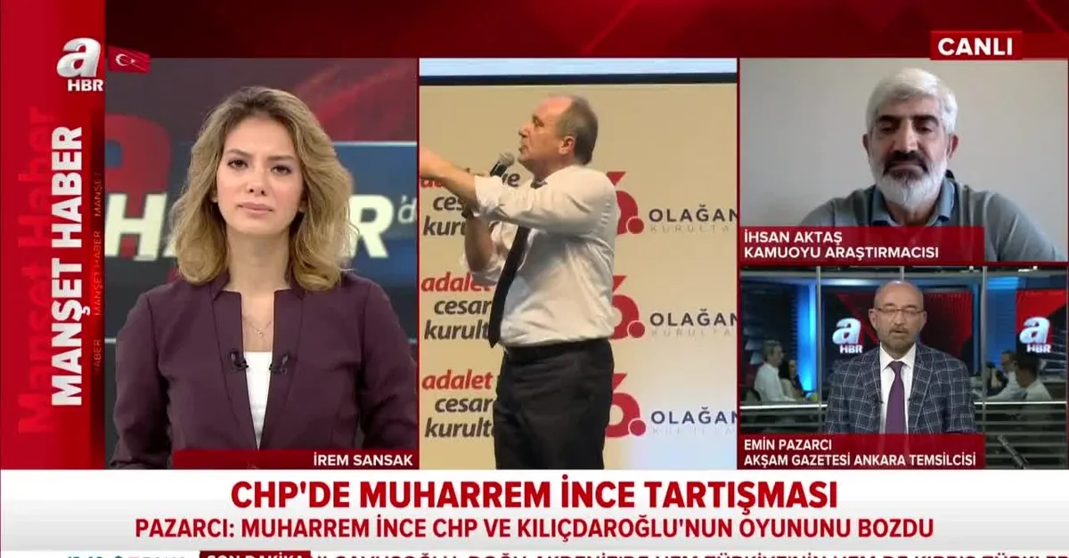 Muharrem ince Perşembe günü ne açıklayacak? CHP bölünür mü? İnce'nin halkta karşılığı var mı?