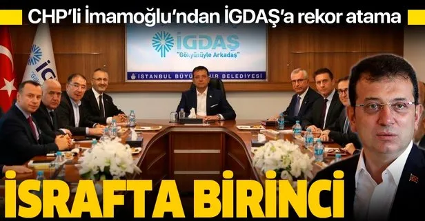 İmamoğlu'ndan İGDAŞ’a rekor müdür ataması