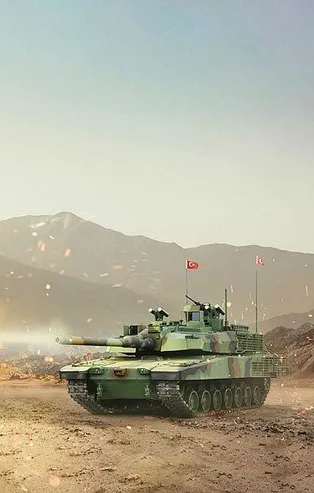 Altay tankı gövde gösterisine hazırlanıyor