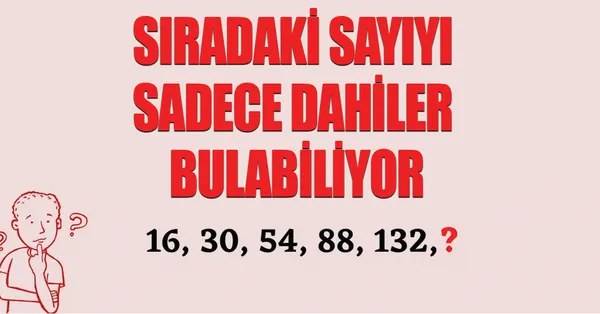 Bu soruyu çözenler dahi zekasına sahip! IQ’nuzu ve mantığınızı test edin! Tek yapmanız gereken...