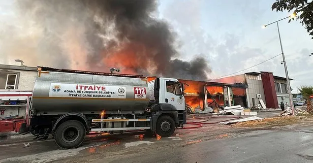 Adana’da yangın! Alevler bir anda sardı! Ekiplerin müdahalesi sürüyor