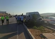Manisanın Saruhan ilçesinde feci kaza! Panelvan traktöre çarptı: 3 ölü, 10 yaralı