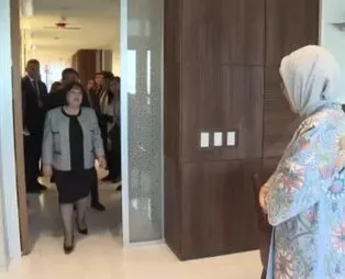 Emine Erdoğan Azerbaycan Milli Meclis Başkanı Gafarova ile görüştü