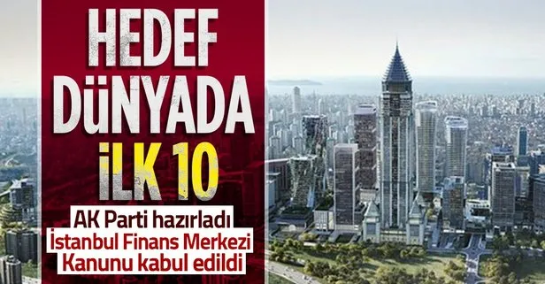 İstanbul Finans Merkezi Kanunu TBMM Genel Kurul’nda kabul edildi
