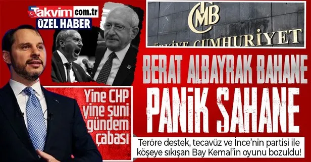 CHP’de büyük panik! İnce’nin partisi ile köşeye sıkışan Bay Kemal’in oyunu bozuldu! Berat Albayrak’a iftiralarla suni gündem çabası!