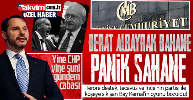 CHP'de büyük panik! İnce'nin partisi ile köşeye sıkışan Bay Kemal'in oyunu bozuldu! Berat Albayrak'a iftiralarla suni gündem çabası!