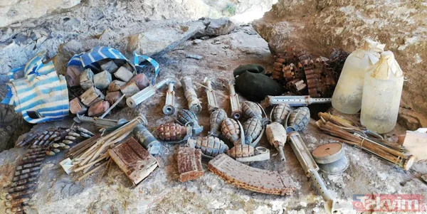Şırnak'ta PKK'lı teröristlere ağır darbe! Cephanelik ele geçirildi - 9