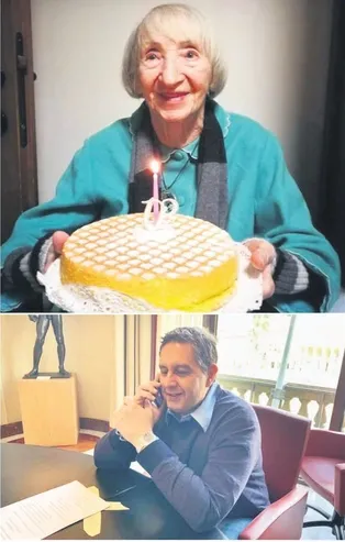 102’lik Lina Corona’yı yendi