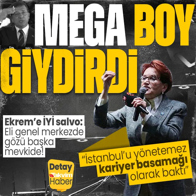Meral Akşenerden Ekrem İmamoğluna mega salvo: Eli genel merkezde gözü başka mevkide! İstanbulu yönetemez