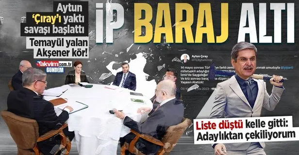 Akşener’in başdanışmanı Aytun Çıray milletvekilliği adaylığından çekildi: Yine başa döndük İYİ Parti’nin oyları baraj altında