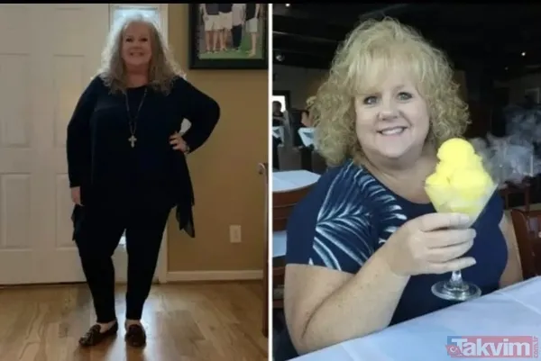 2 çocuk sonrası 38 bedene böyle indi! 57 yaşında 135 kilodan 62'ye düştü! "Sadece 1-2 kilo veririm diye düşünmüştüm..." - 3