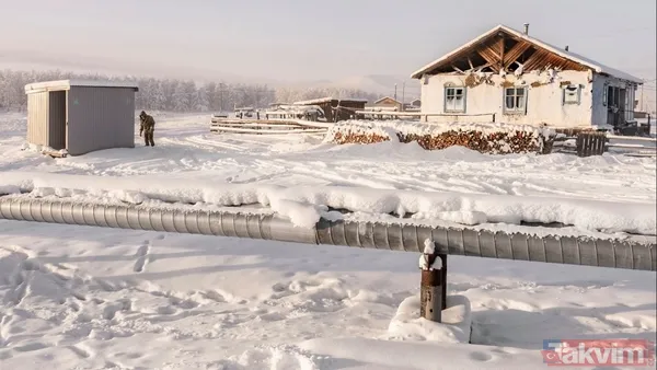 Dünyanın en soğuk köyü! Eksi 71’de insanlar evlerinde sauna kabinine sığınıyor - 13
