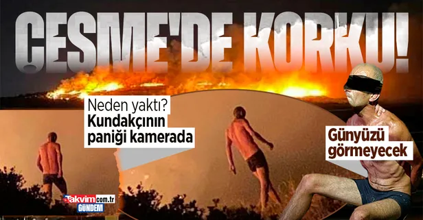 İzmir'de makilik alanda yangın! Olaya ilişkin 1 kişi tutuklandı