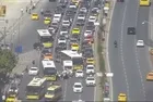 Şişli'de motosiklet artçısı sara nöbeti geçirip İETT otobüsünün önüne düştü!