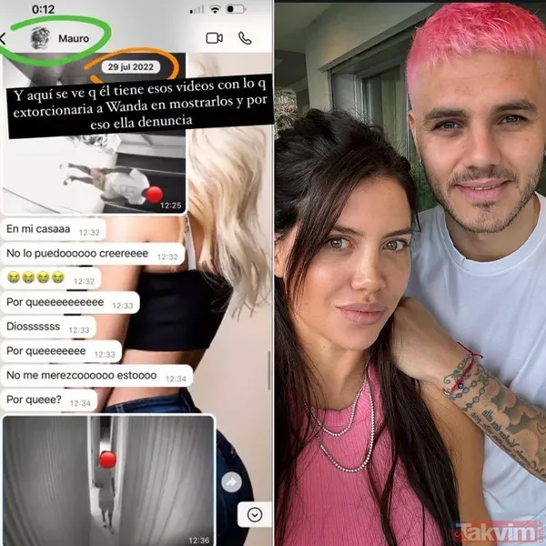 Yasak aşk ifşası! Wanda Nara ile Keita Balde'nin görüntülerini yayınladı! Mauro Icardi’nin mesajları ortaya çıktı - 9
