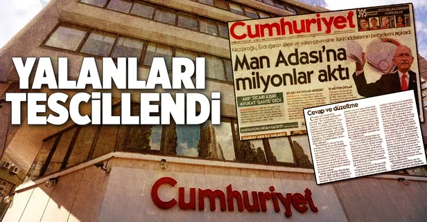 Cumhuriyet'in yalanı tescillendi!