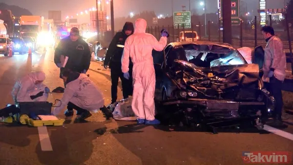 TEM'de bir ailenin yok olduğu kazada kahreden detaylar! Geriye sadece nikah karesi kaldı... | Vahim iddia: "Otobüs otoyolda indirdi" - 9