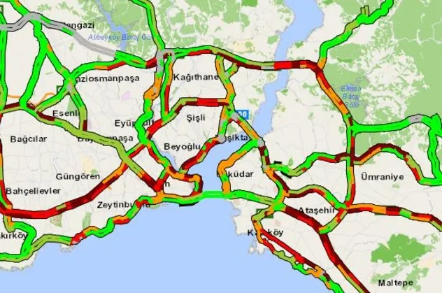 Son dakika: İstanbul'da vatandaşın trafik çilesi bitmiyor! Trafik yoğunluğu yüzde 67'ye çıktı