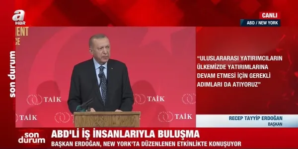 Son dakika: Başkan Erdoğan'dan ABD'de önemli açıklamalar: Türkiye ile ABD arasında ticaret hacmi 25 milyar dolara çıkacak-5