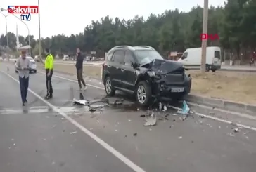 Çorum'da zincirleme kaza: 4 yaralı
