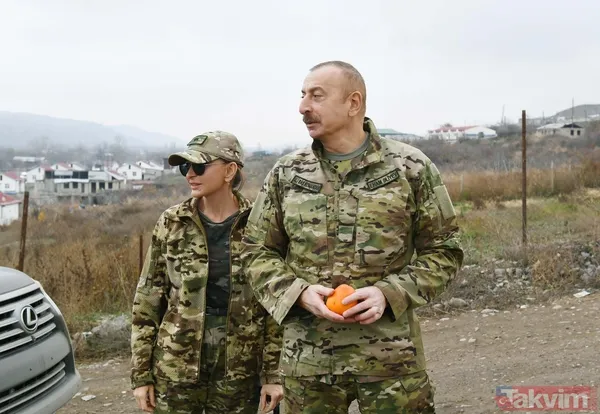 SON DAKİKA: Azerbaycan Cumhurbaşkanı İlham Aliyev işgalden kurtarılan Gubadlı'yı ziyaret etti - 42