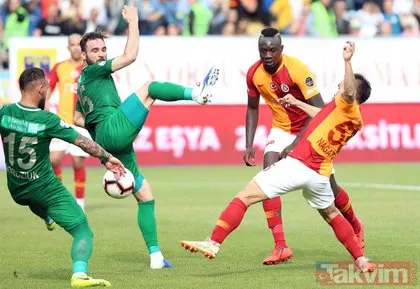 Çaykur Rizespor-Galatasaray maçı nefesleri kesti! Şampiyonluk yolunda...