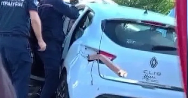 Başakşehir'de akılalmaz kaza: Demir sürücünün bacağını delip aracın arkasından çıktı