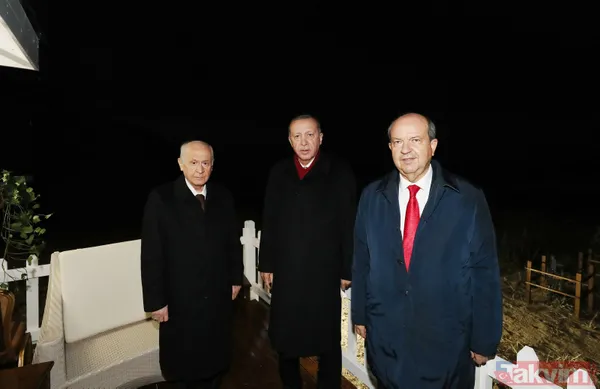 KKTC'de Maraş'a yapılan tarihi ziyaretten dikkat çeken kareler! Başkan Erdoğan, Devlet Bahçeli ve Ersin Tatar…. - 19
