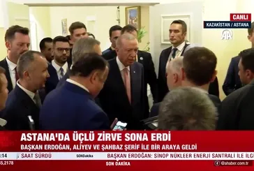 Astana’da üçlü zirve sona erdi!