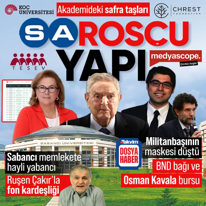Sabancının arka bahçesindeki Soros! Berk Esenin BND bağı ve Kavala bursu | Medyascope ile ABD fonu kardeşliği | Hem TESEV hem Koç ağı