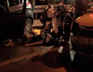 Beşiktaş’ta korkunç kaza! Kafa kafaya çarpıştılar