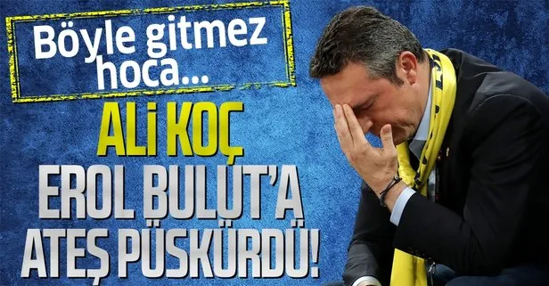 Kupadan elenen Fenerbahçe’de Erol Bulut hedefte: Böyle gitmez hoca