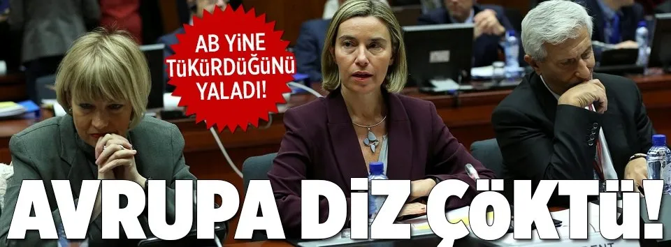 Diz çöktüler!