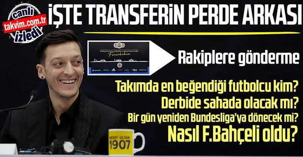 Son dakika Fenerbahçe haberleri | Mesut Özil imzayı attı! İşte tarihi törenden öne çıkanlar